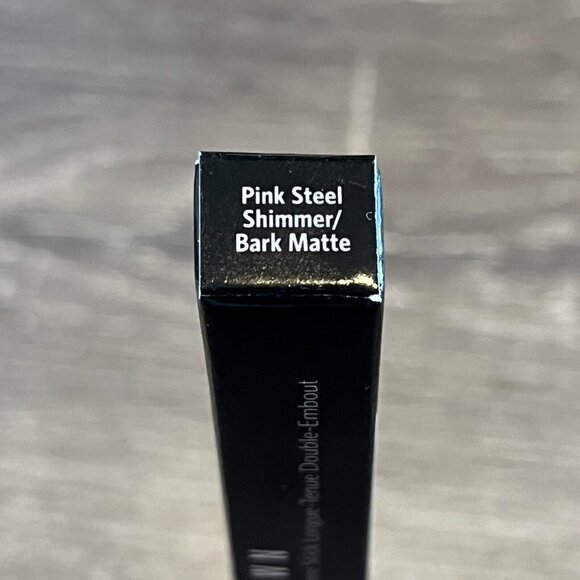 Bobbi Brown Dual-Ended Long-Wear Cream Shadow Stick Pink SteelShimmer/Bark Matte - Picture 3 of 3